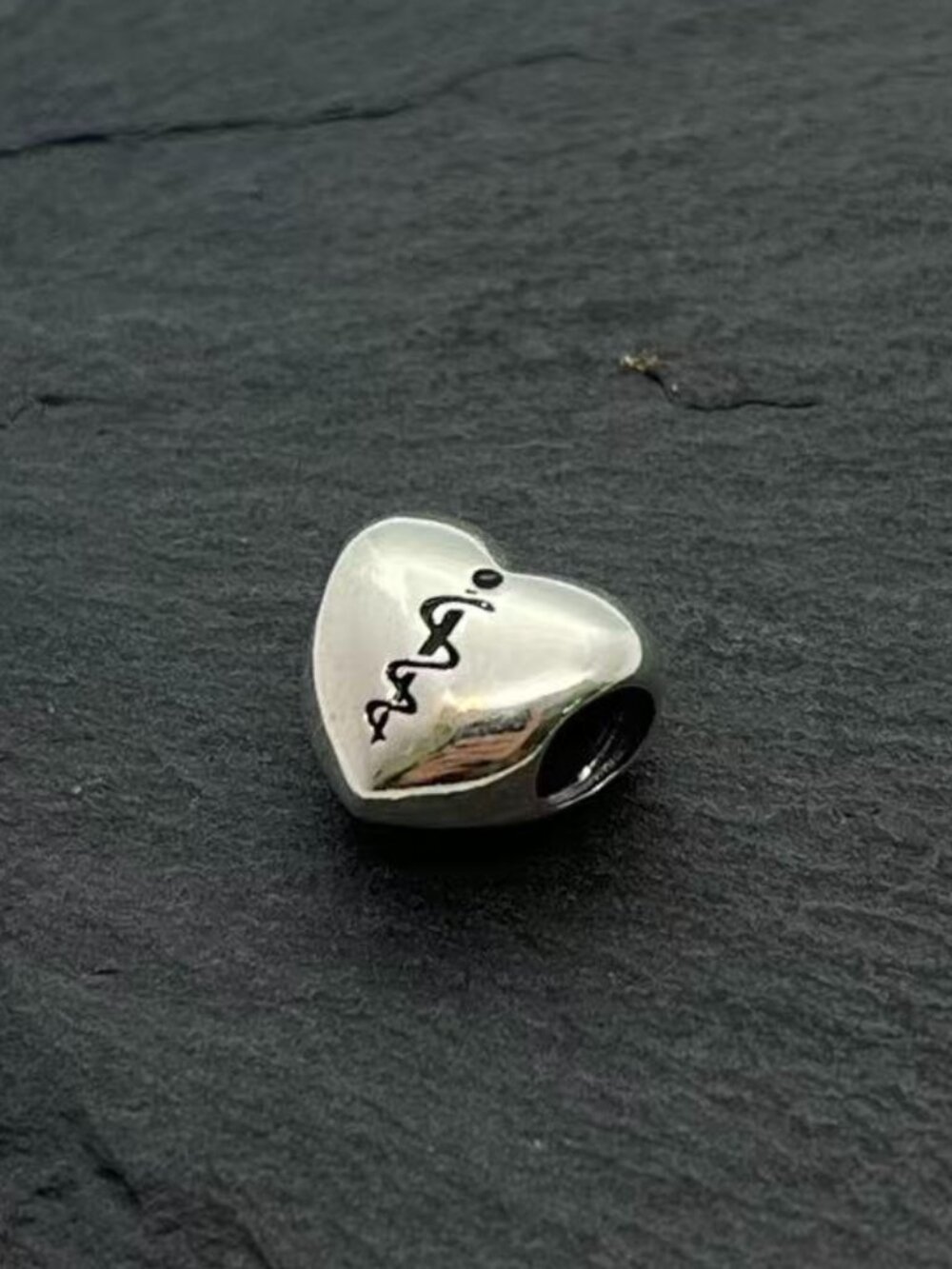 Pandora Medicina Heart Charm Sterling Silver Jewelry